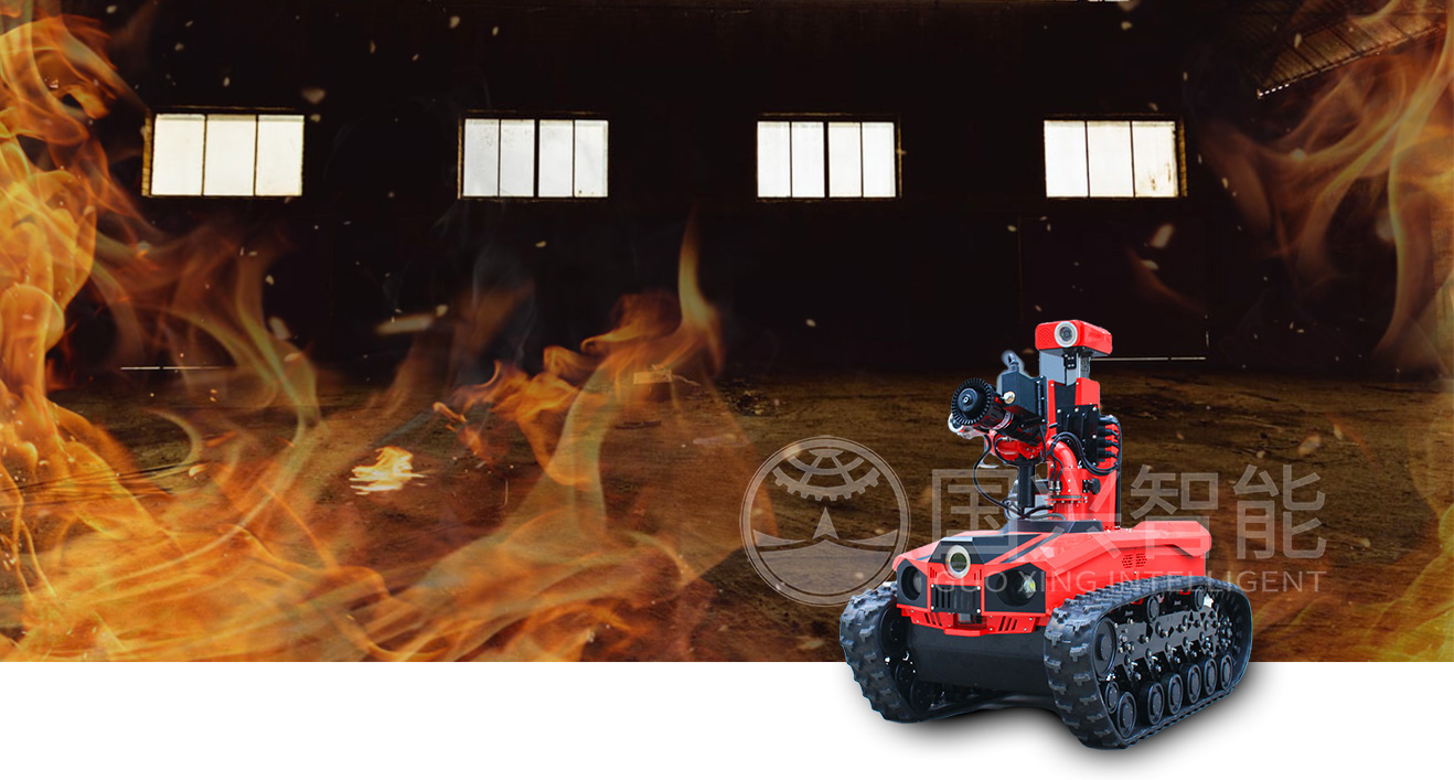 Robot de extinción de incendios GX MC80BD