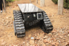 Chasis de tanque de robot sobre orugas impermeable PLT1000