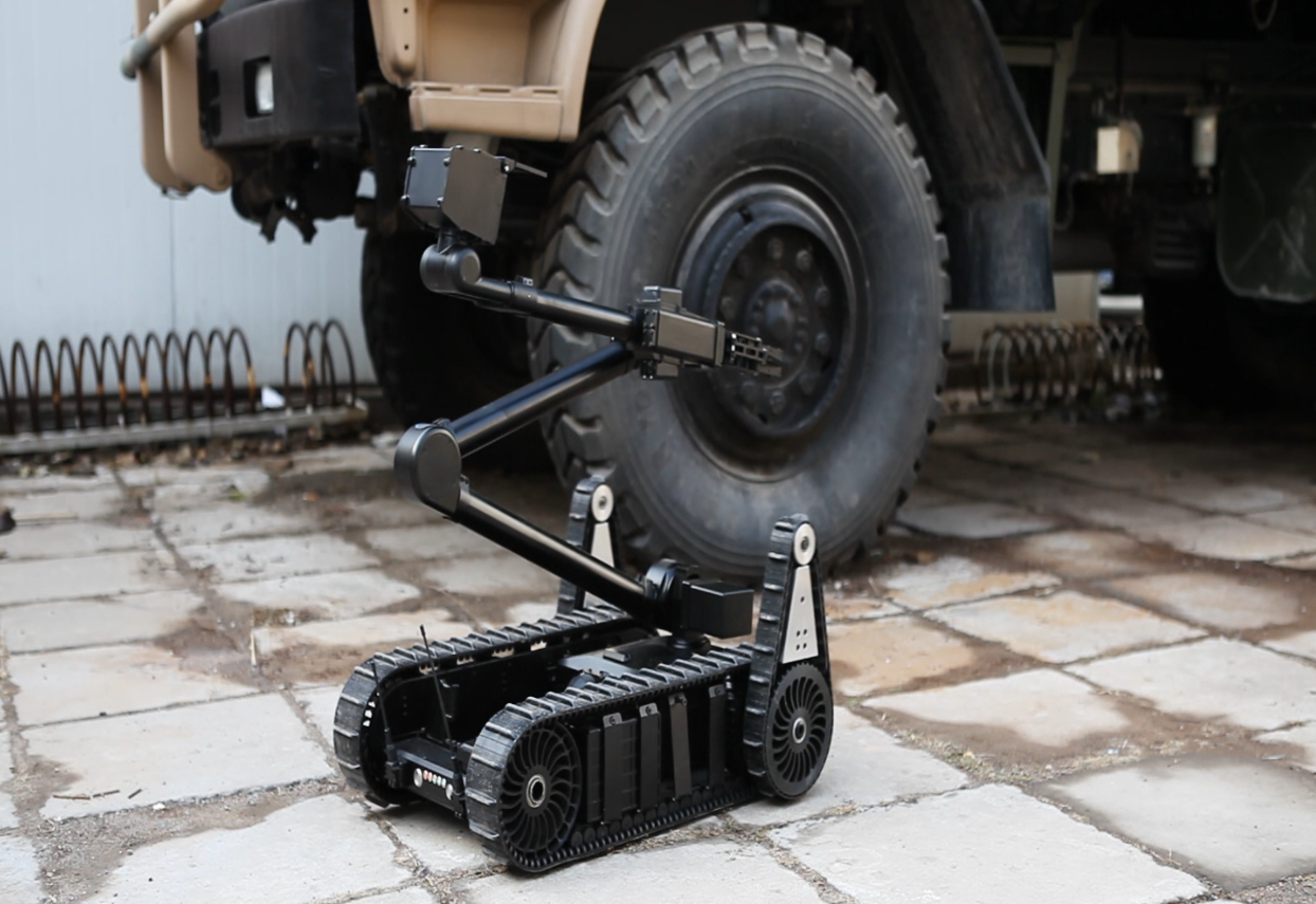 Robot EOD operado remotamente para misiones múltiples grandes de policía GX BOX510