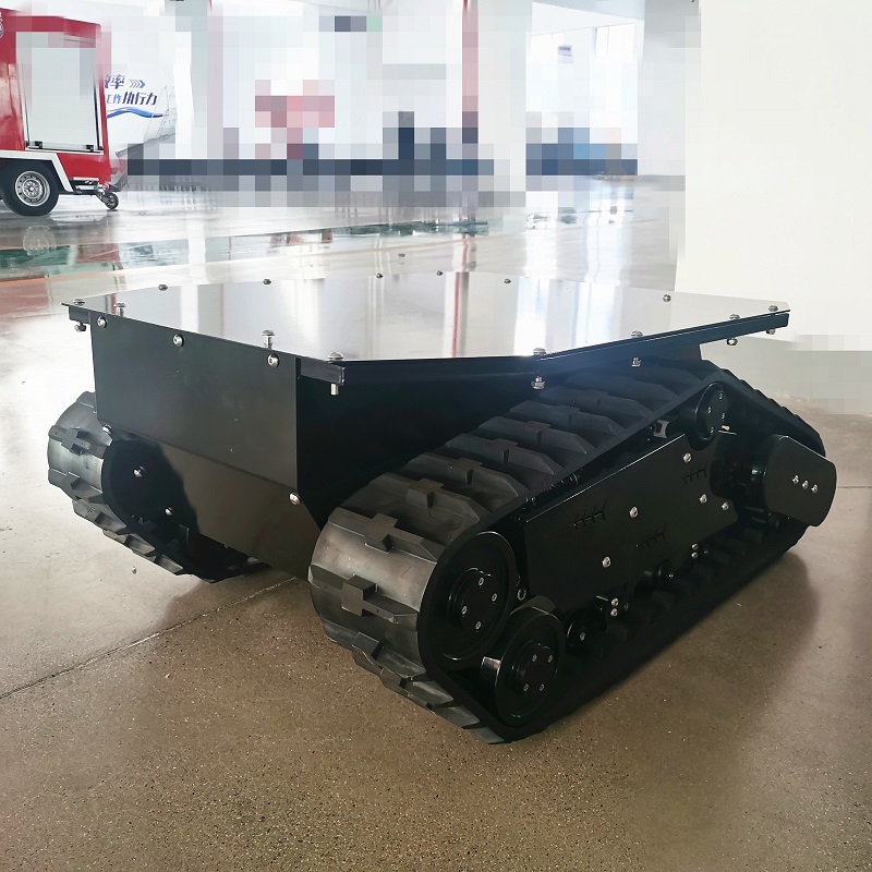 Chasis de robot sobre orugas versátil para todos los terrenos