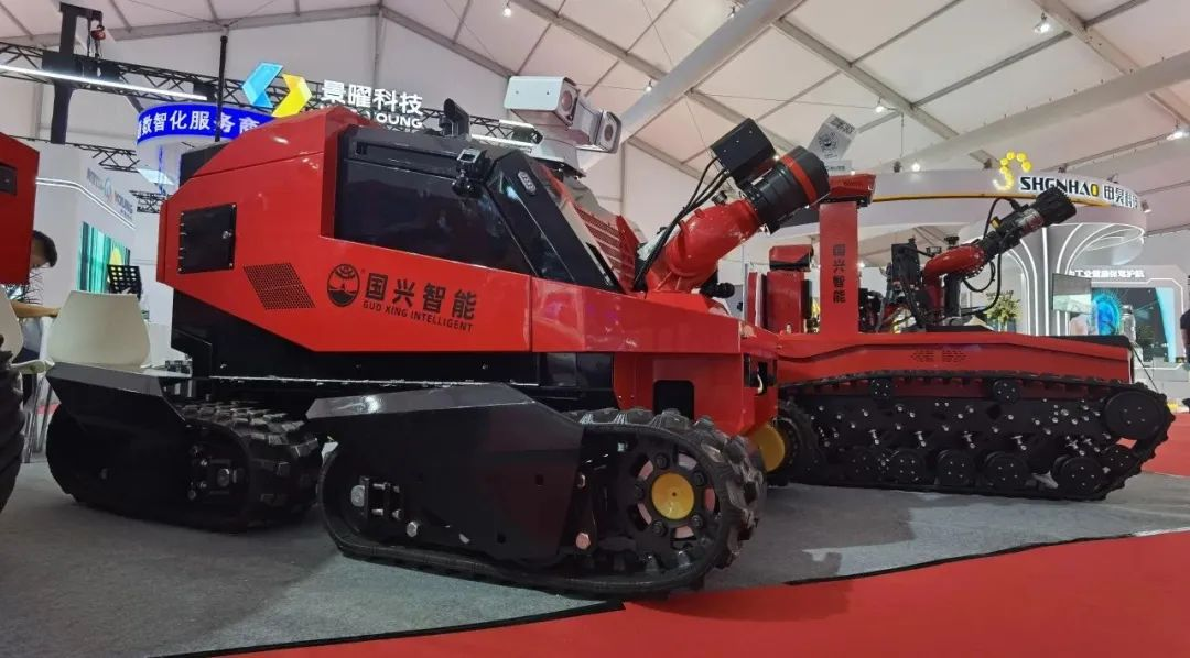 robot de extinción de incendios diésel