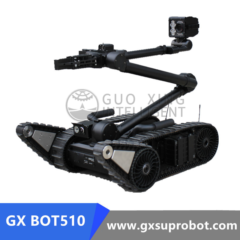 Robot EOD operativo explosivo de tamaño pequeño, tarea de ejecución del ejército militar, GX BOX510