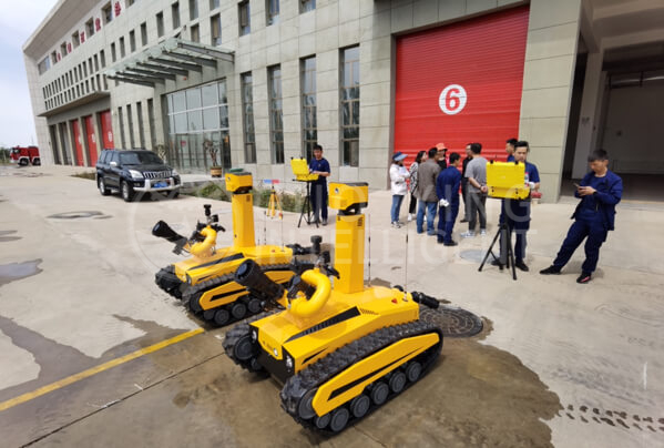 Big King Kong Fire Fighting robot de reconocimiento