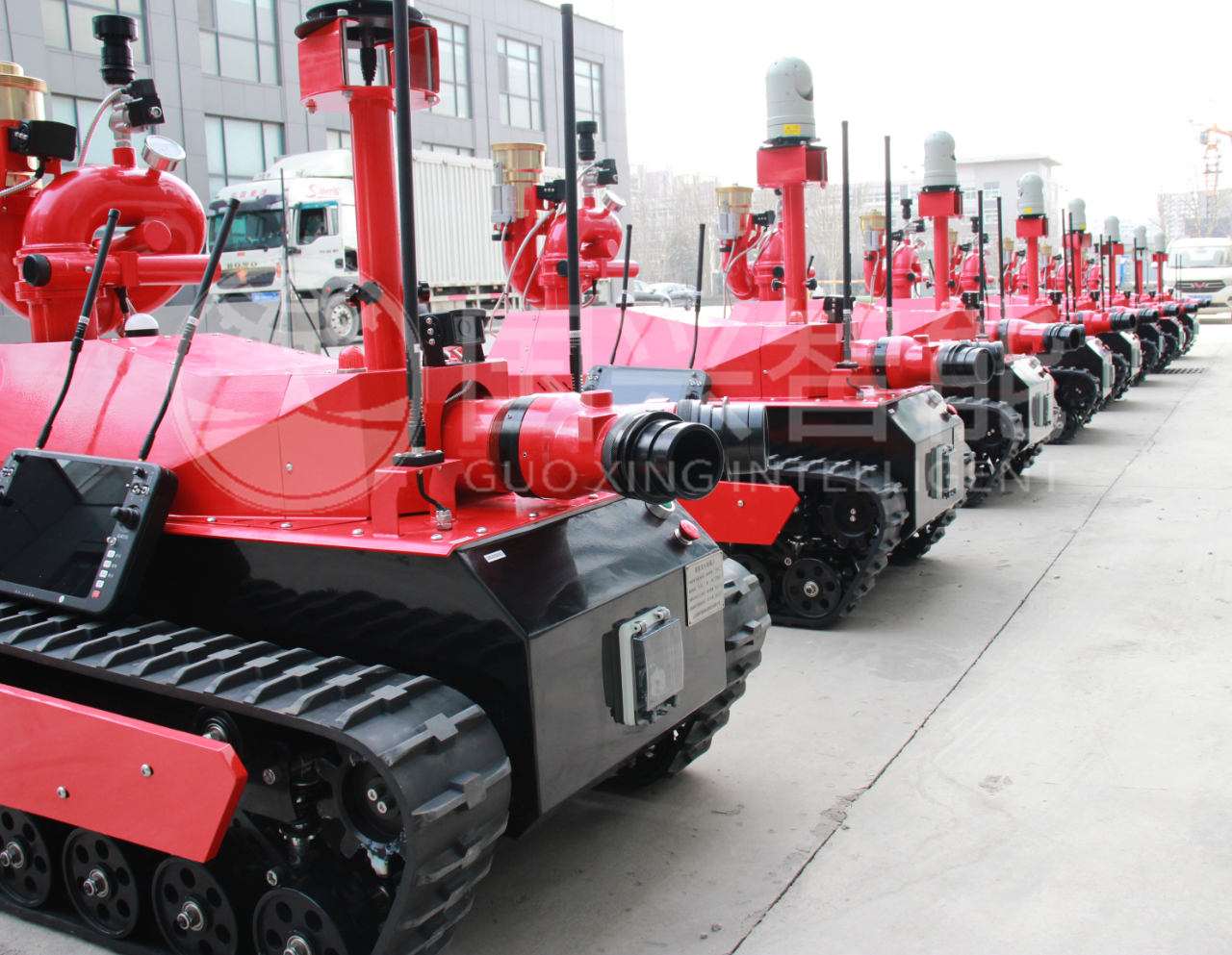 robot de extinción de incendios