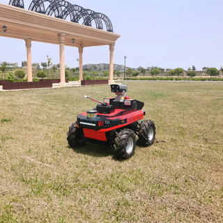 El guardia autónomo del robot de la patrulla de seguridad de la rueda al aire libre tiene una fuerte capacidad de protección para uso doméstico