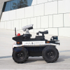 Robots de seguridad de vigilancia de patrullaje al aire libre con ruedas