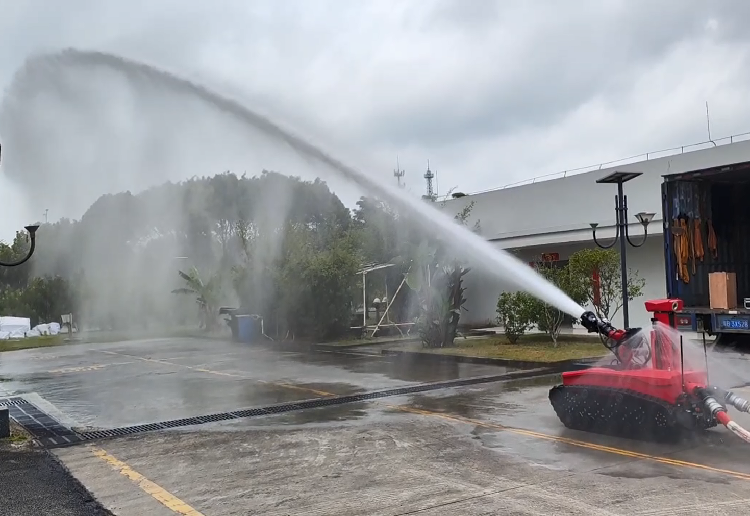 robot de extinción de incendios