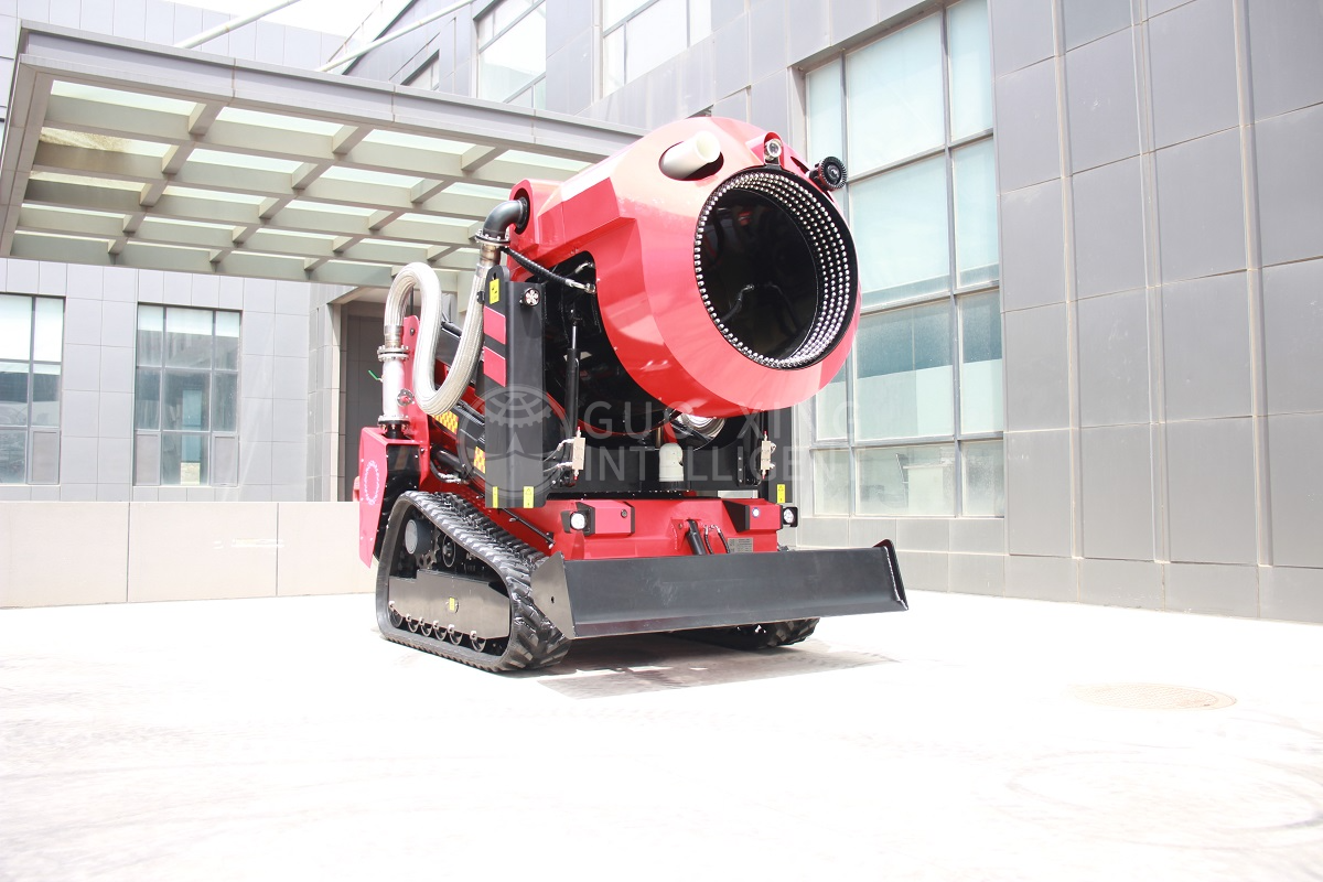 Robot de extinción de incendios con escape de humo de elevación RXR-YM100000D