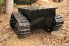 Chasis de tanque de robot sobre orugas impermeable PLT1000