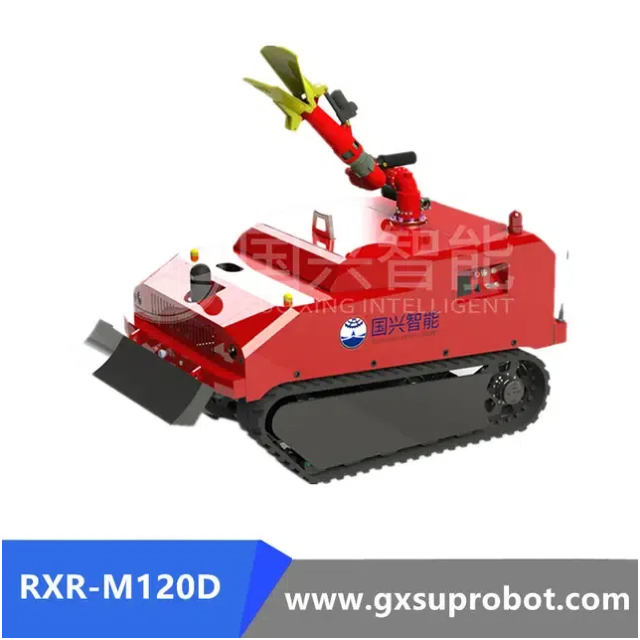robot de lucha contra incendios