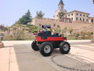 Robot de seguridad de vigilancia AI WT1000 inteligente con sistema de defensa