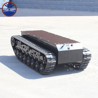 GuoXing 900T Vehículos con chasis de tanque robot con control remoto mejorado todo terreno