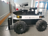 Robot de patrulla de seguridad autónomo UGV con carga automática