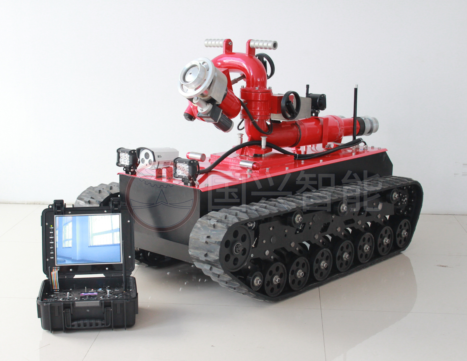 Guoxing FIrefighting Robot estará pronto en Mexico Fire Brigade 4