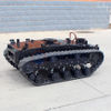 Chasis de tanque robot con orugas de goma con control remoto