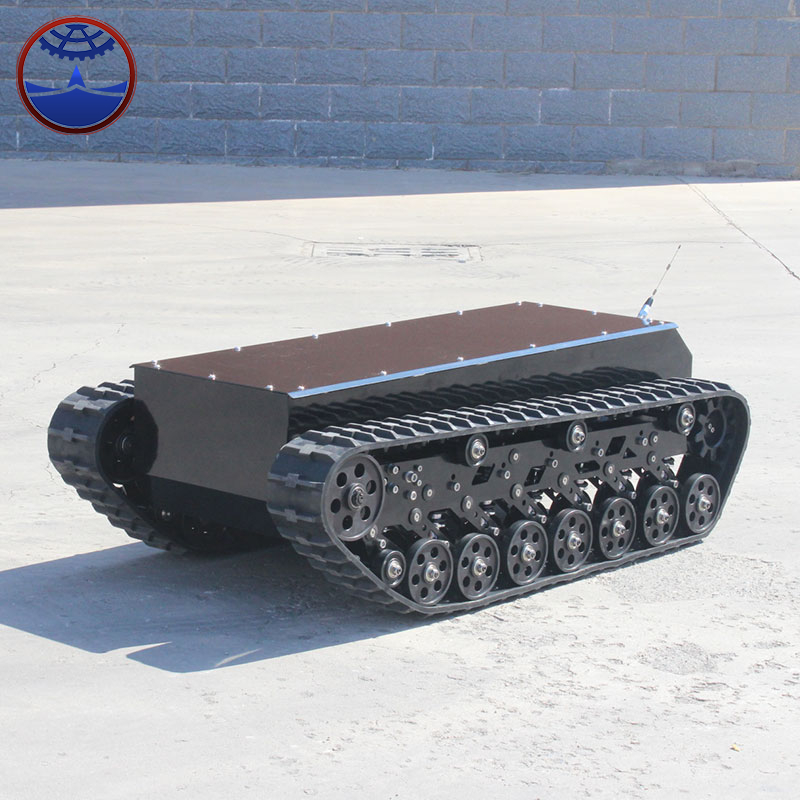 Safari con chasis de plataforma robótica móvil con orugas de goma - 900T mejorado