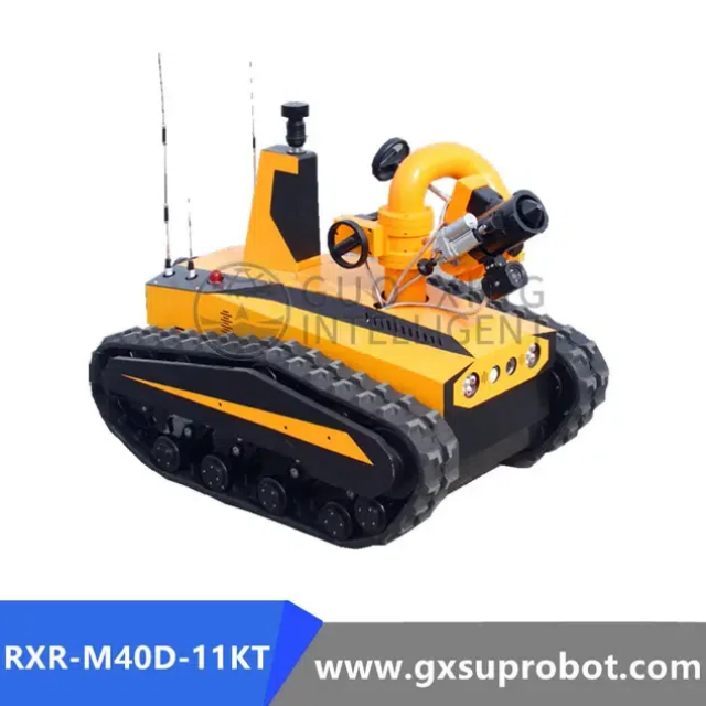 robot de lucha contra incendios