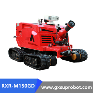Robot de extinción de incendios diésel 4x4 RXR-M150GD 