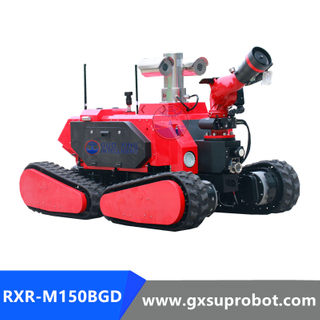 El último robot de extinción de incendios a prueba de explosiones en China para los bomberos